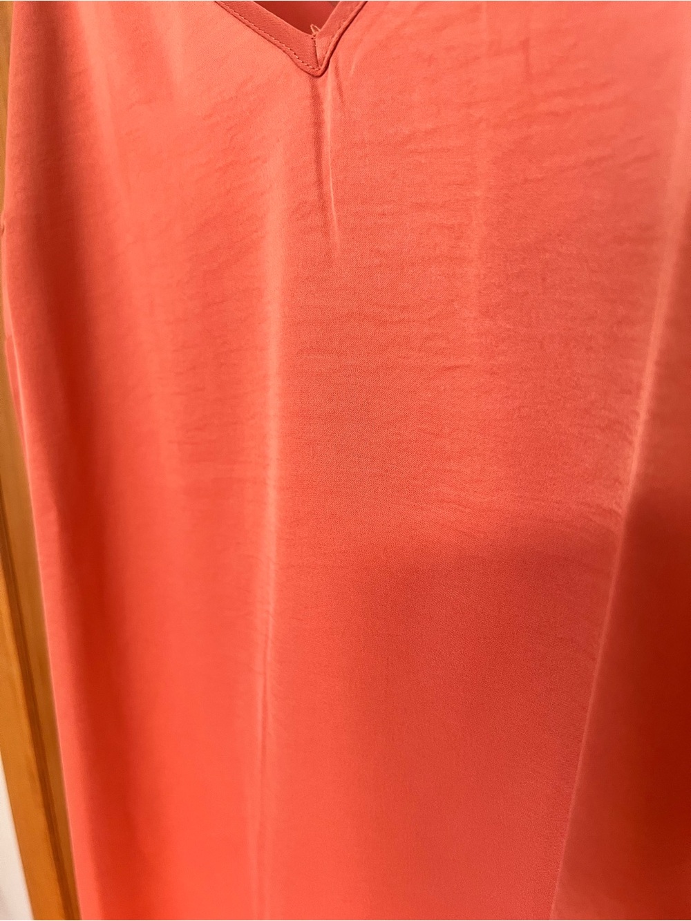 a new day Coral Pink Midi Slip Dress with Spaghetti Straps - Picture 3 of 4